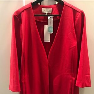 Stitchfix Skies are Blue Red stretch Blazer 1x